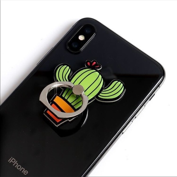 LAST ONE SALE NWT Succulent Cactus Ring Stand Phone Holder - Picture 2 of 6